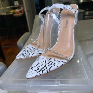 Fashion Nova White Elegant Heels